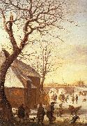 AVERCAMP, Hendrick Winter Landscape  ggg France oil painting reproduction